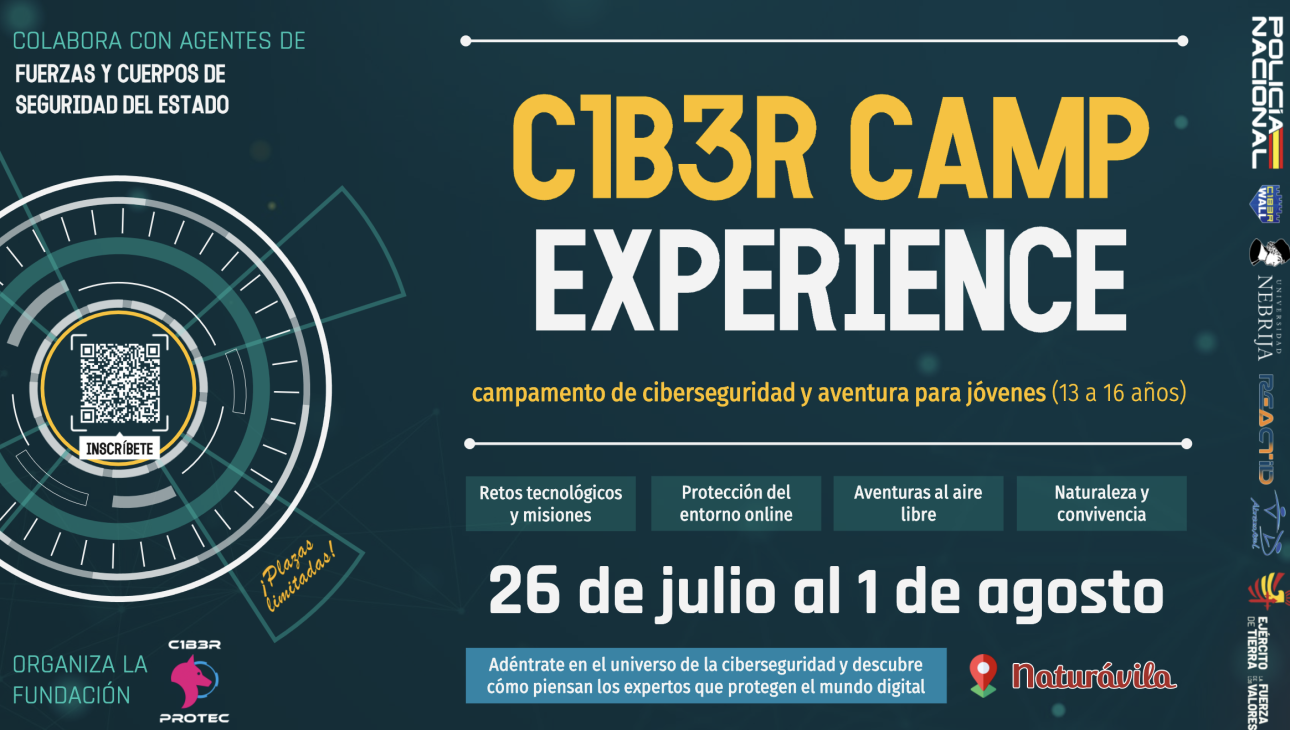 Campamento de ciberseguridad y aventura para jóvenes